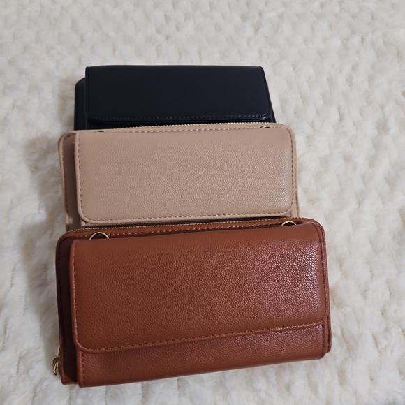 APRICOT Handbags - APRICOT Women's Wallet Set - Black, Beige, and Brown